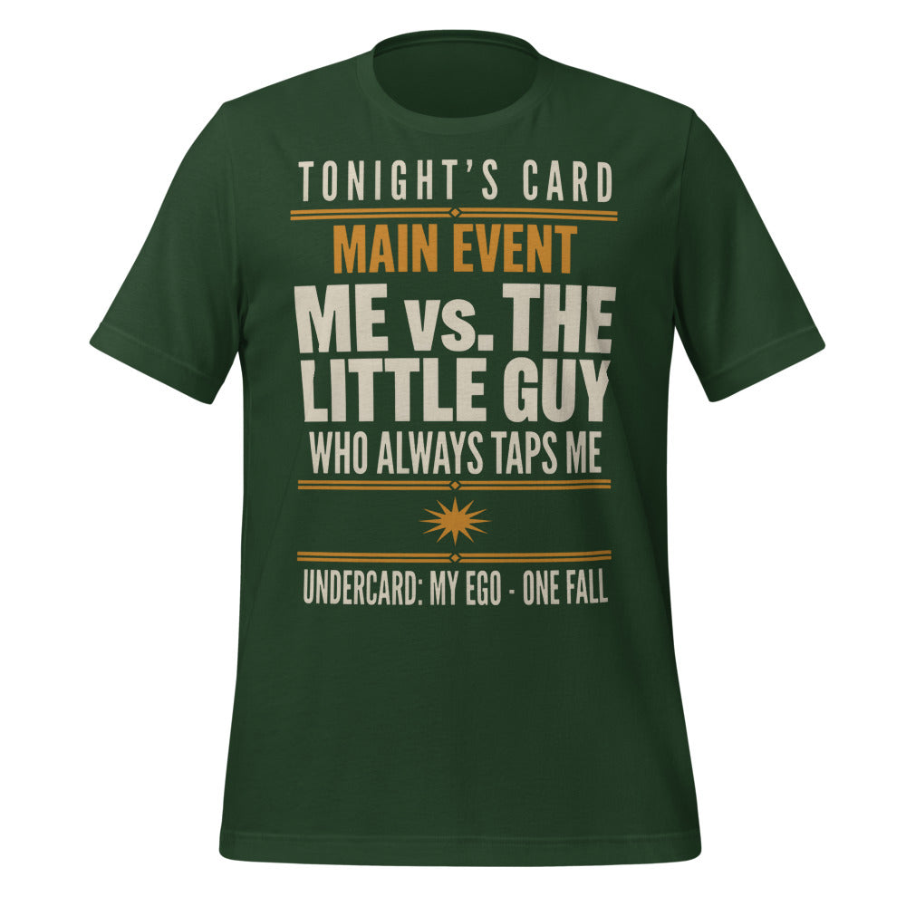 Tonight's Card funny Brazilian jiu jitsu t-shirt — Forest, front