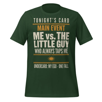 Tonight's Card funny Brazilian jiu jitsu t-shirt — Forest, front