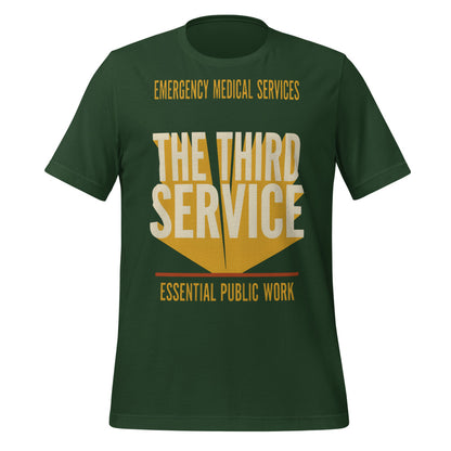 The Third Service EMS t-shirt — Forest, front