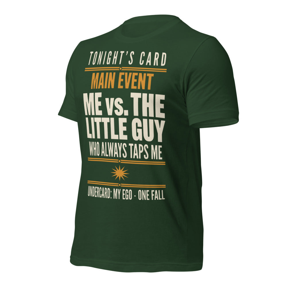 Tonight's Card funny Brazilian jiu jitsu t-shirt — Forest, front-right