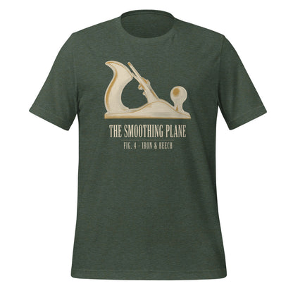 Fig. 4 The Smoothing Plane woodworking tee — Heather Forest, front