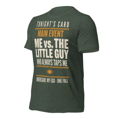 Tonight's Card funny Brazilian jiu jitsu t-shirt — Heather Forest, front-right