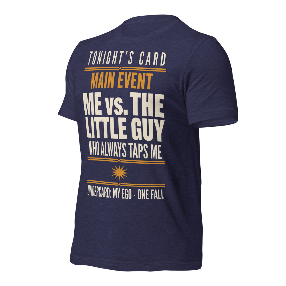 Tonight's Card funny Brazilian jiu jitsu t-shirt — Heather Midnight Navy, front-right