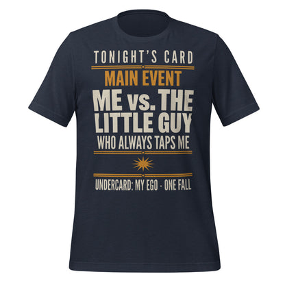 Tonight's Card funny Brazilian jiu jitsu t-shirt — Heather Navy, front