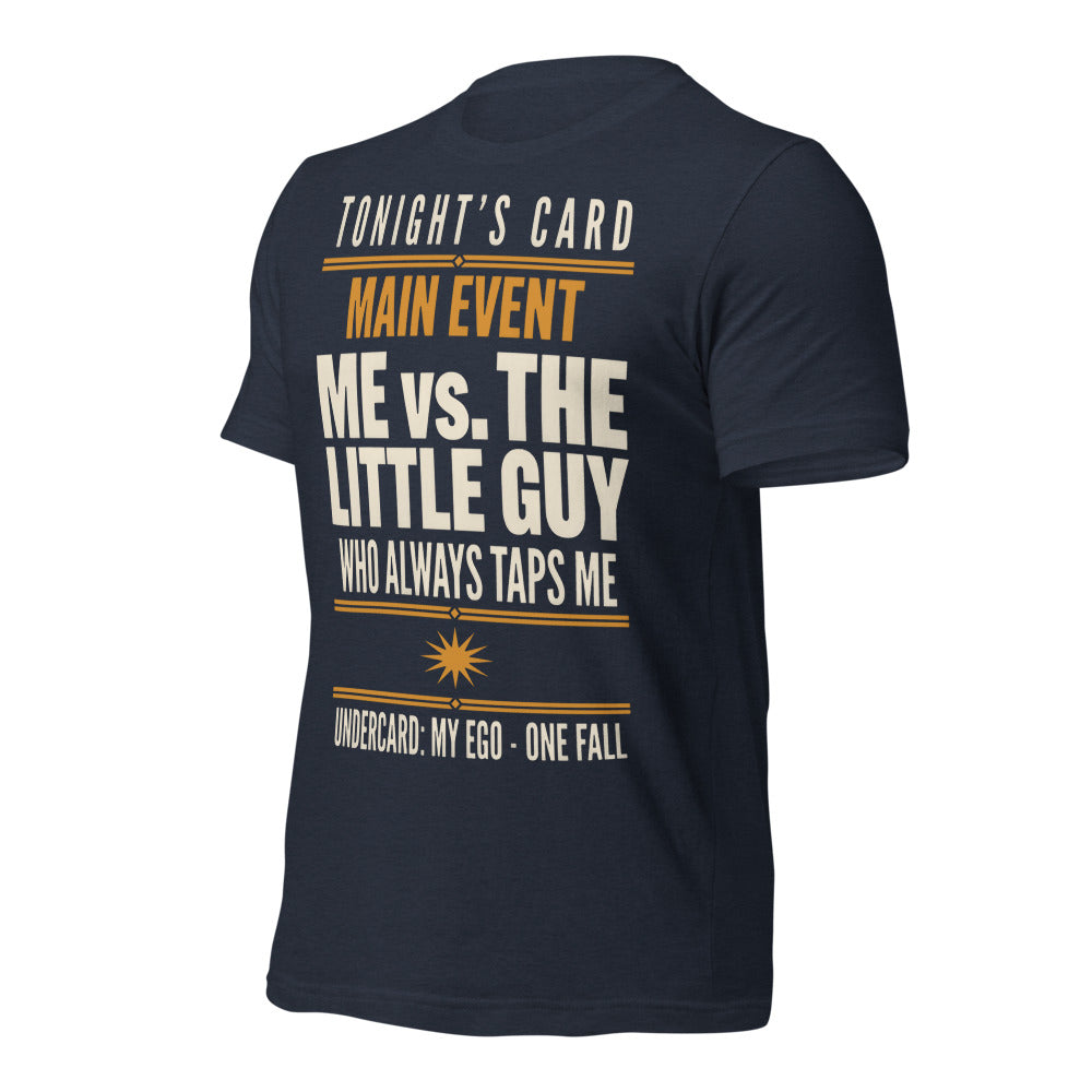 Tonight's Card funny Brazilian jiu jitsu t-shirt — Heather Navy, front-right