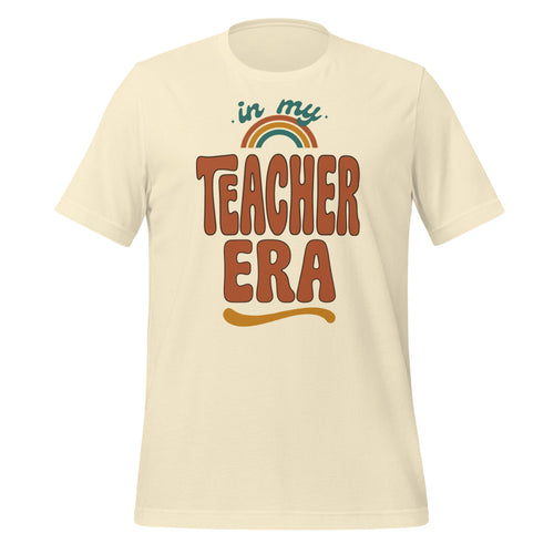 In My Teacher Era Shirt, Teacher Era Tee, Back to School Teacher Gift — Retro Groovy Teacher Era T-Shirt