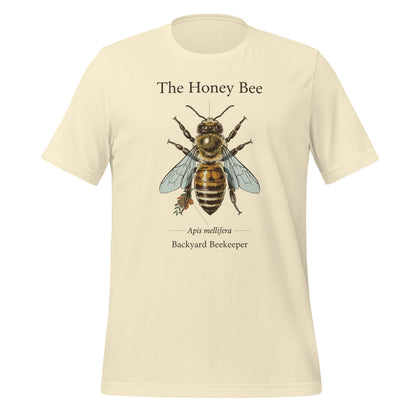 The Honey Bee Apis mellifera anatomical tee — Natural, front
