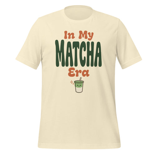 Matcha Lover Shirt, In My Matcha Era Tee — Retro Aesthetic Matcha Latte Gift