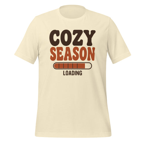 Cozy Season Loading Shirt, Funny Fall Tee, Retro Cozy Autumn T-Shirt — Groovy 70s Cozy Season Tee