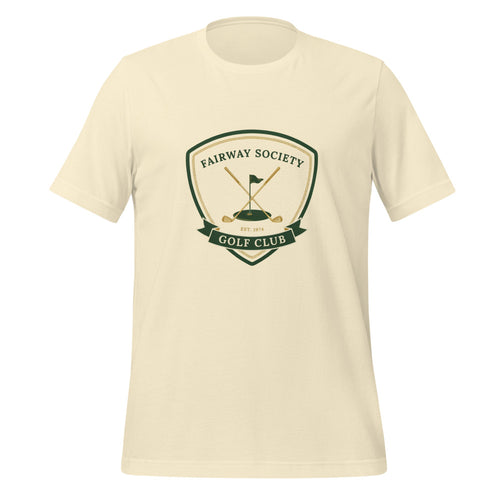 Vintage Golf Shirt, Golf Gift for Men, Retro Golf Club Tee — Fairway Society Crest