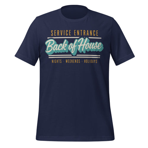 Line Cook Shirt, Back of House Gift, Restaurant Worker Tee — Nights Weekends Holidays Diner Sign