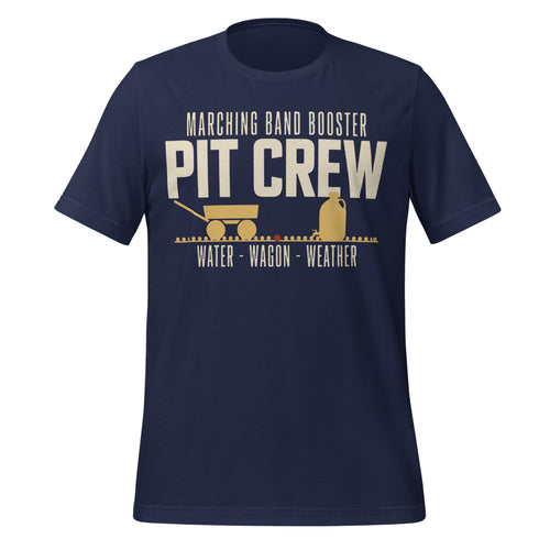 Band Mom Shirt, Marching Band Mom Gift, Pit Crew Tee — Water, Wagon, Weather Booster