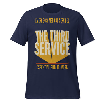 The Third Service EMS t-shirt — Navy, front