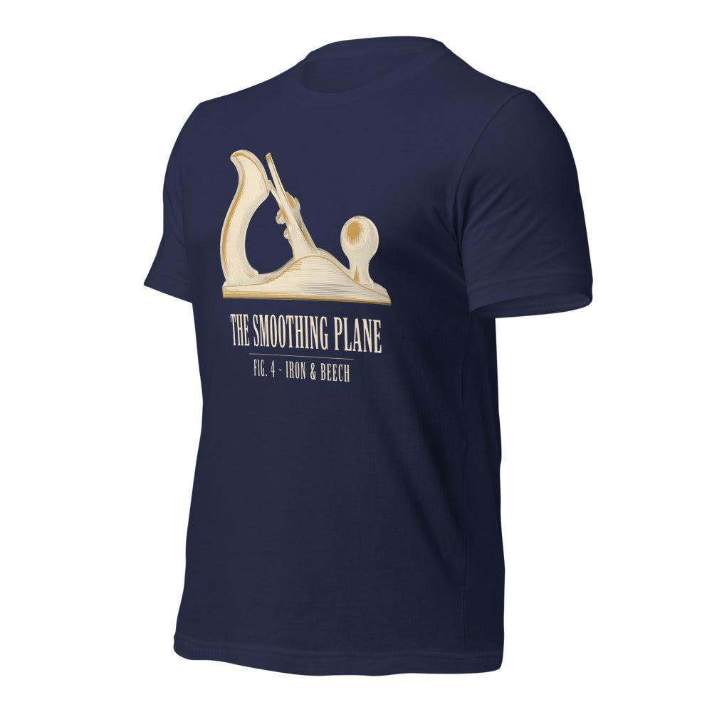 Fig. 4 The Smoothing Plane woodworking tee — Navy, front-right