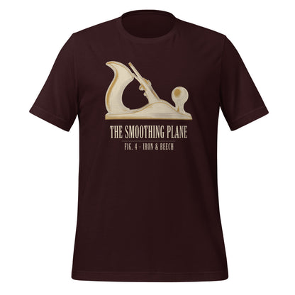 Fig. 4 The Smoothing Plane woodworking tee — Oxblood Black, front