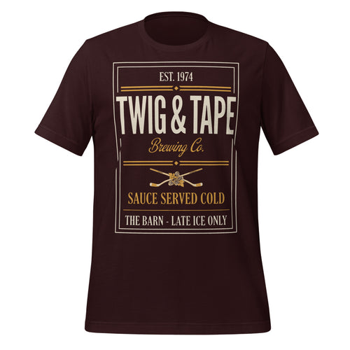 Hockey T Shirt, Beer League Hockey Shirt — Twig & Tape Brewing Co. Tee