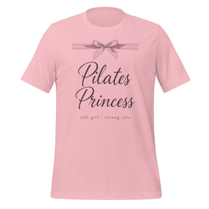Pilates Princess coquette bow tee — Pink, front