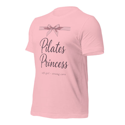Pilates Princess coquette bow tee — Pink, front-right