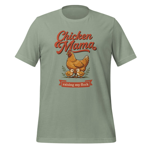 Chicken Mama Shirt, Raising My Flock, Chicken Keeper Gift — Farmhouse Chicken Mom Tee