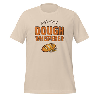 Professional Dough Whisperer funny baker tee — Soft Cream, front