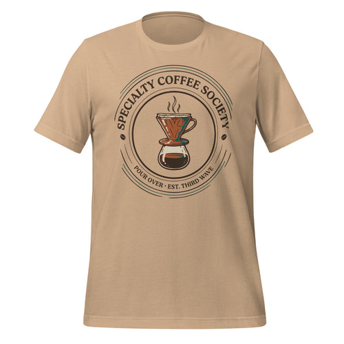 Coffee Snob Shirt, Specialty Coffee Tee, Pour Over Coffee Shirt — Specialty Coffee Society Retro Tee