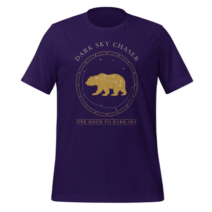Dark Sky Chaser Ursa Major constellation astronomy tee — Team Purple, front