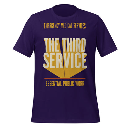The Third Service EMS t-shirt — Team Purple, front