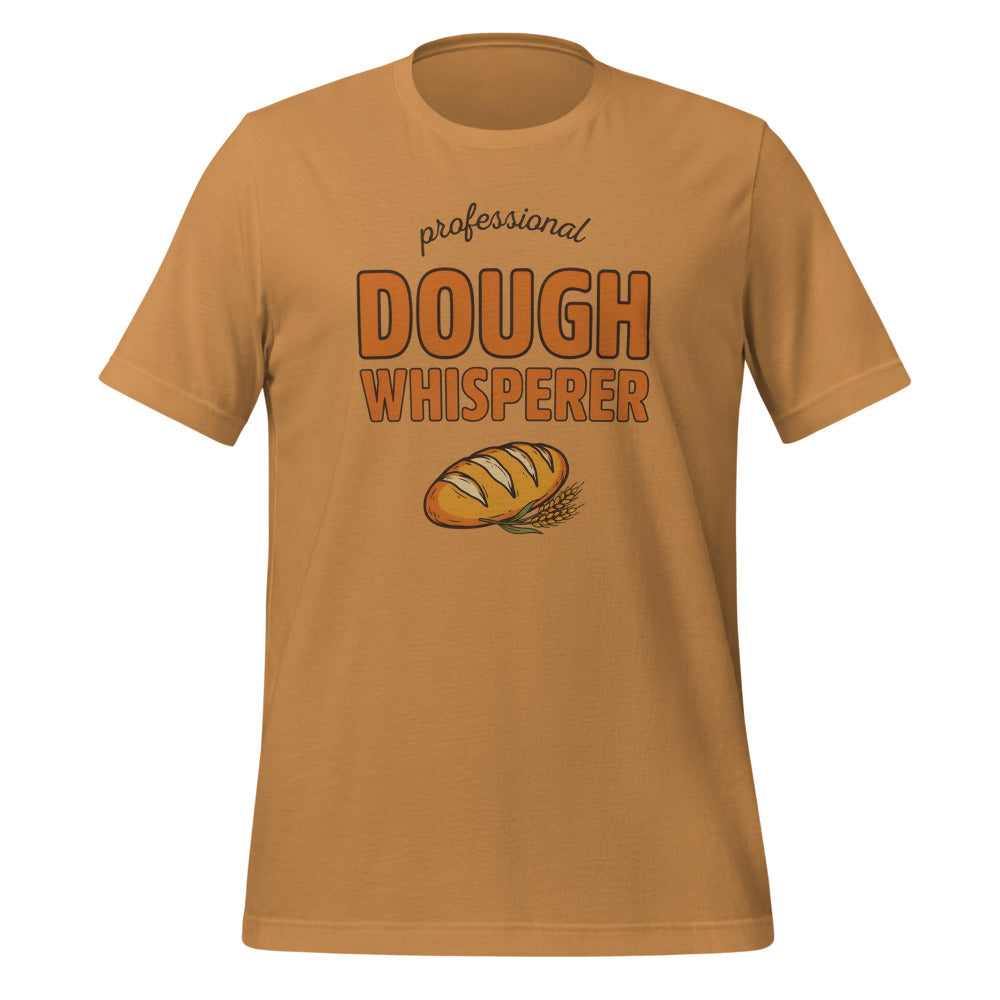 Professional Dough Whisperer funny baker tee — Toast, front