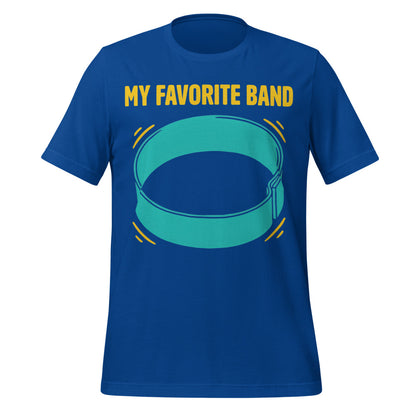 My Favorite Band funny physical therapy tee — True Royal, front