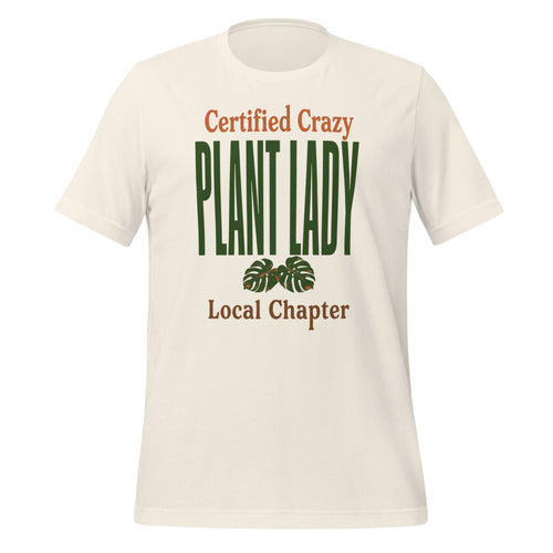 Crazy Plant Lady Shirt, Funny Retro Botanical Plant Lover Tee — Plant Mom Gift