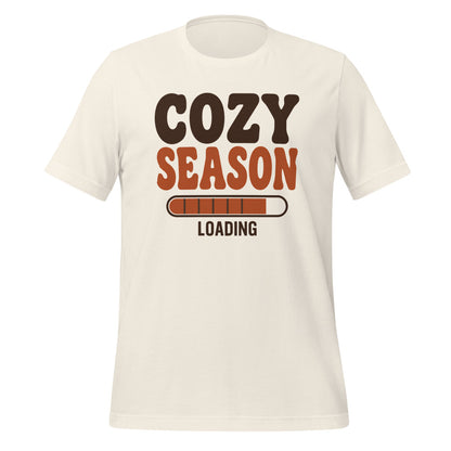 Cozy Season Loading retro 70s fall t-shirt — Vintage White, front