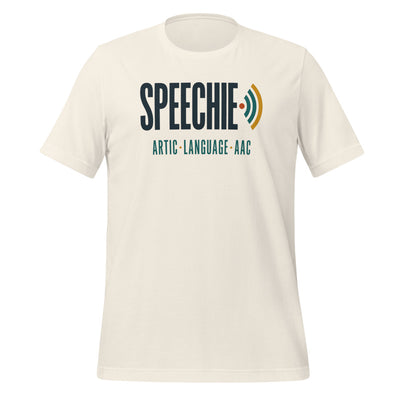 Speech Therapy Shirt, SLP Gift, Speech Language Pathologist Tee — Mid-Century Speechie Wordmark