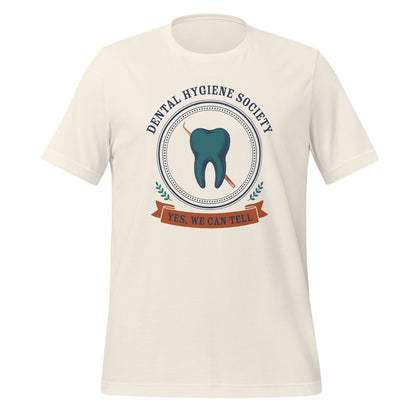 Dental Hygiene Society dental hygienist tee — Vintage White, front