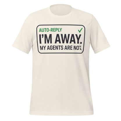 Auto-Reply agentic AI engineer tee — Vintage White, front
