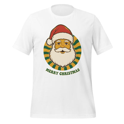 Groovy Santa retro Christmas tee — White, front