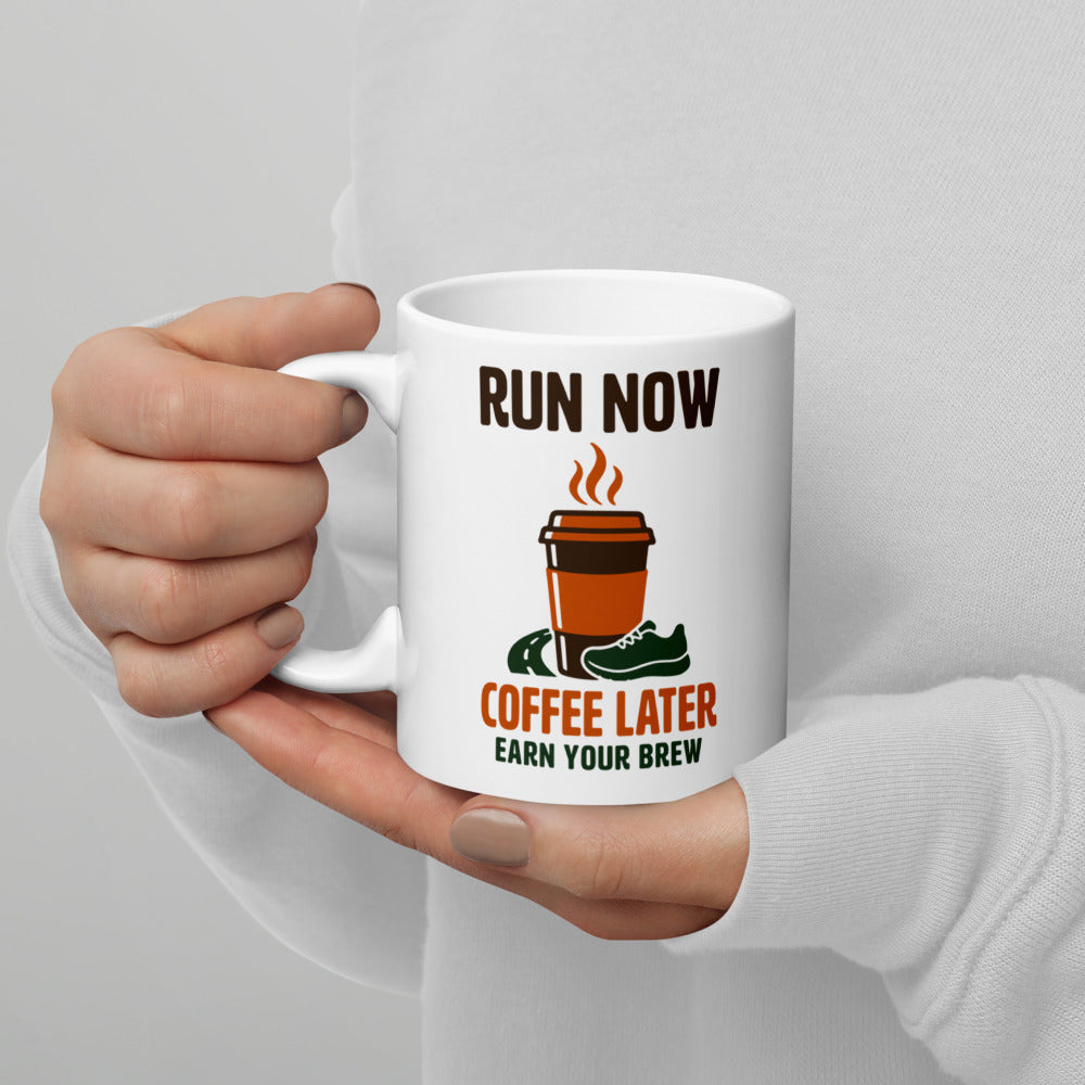 Run Now, Coffee Later print — 11 oz
