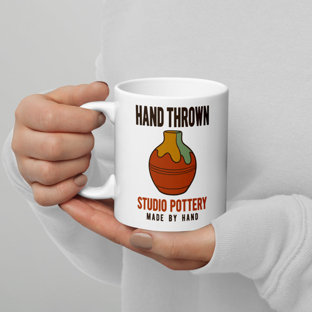 Studio Pottery Poster print — 11 oz