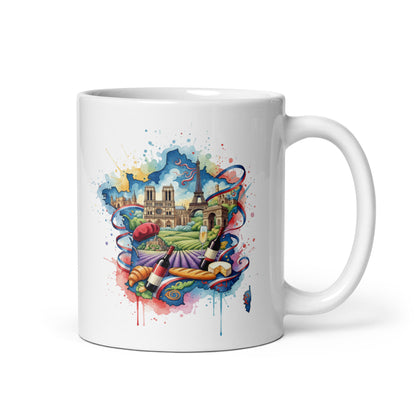 France - White Mug