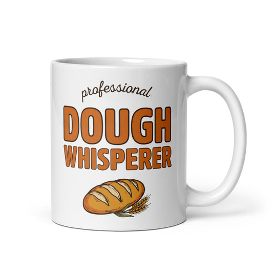 Professional Dough Whisperer print — 11 oz, handle on the right