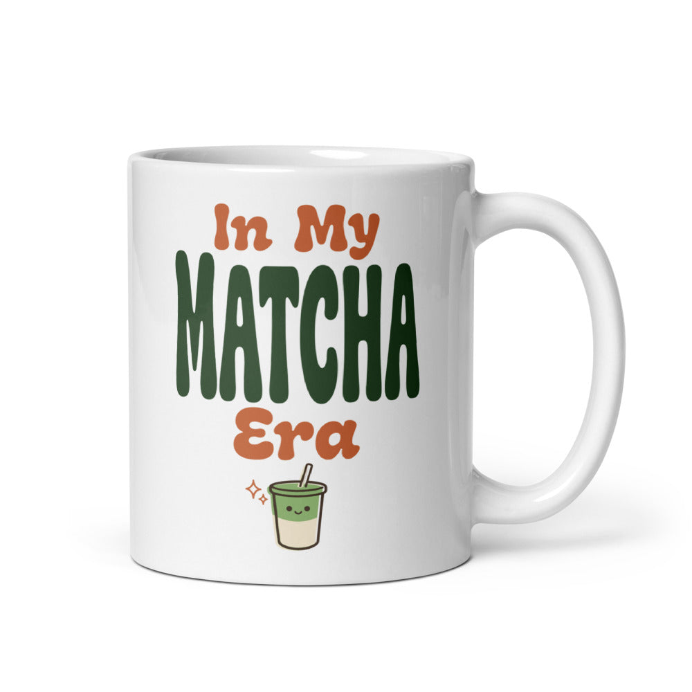 In My Matcha Era print — 11 oz, handle on the right