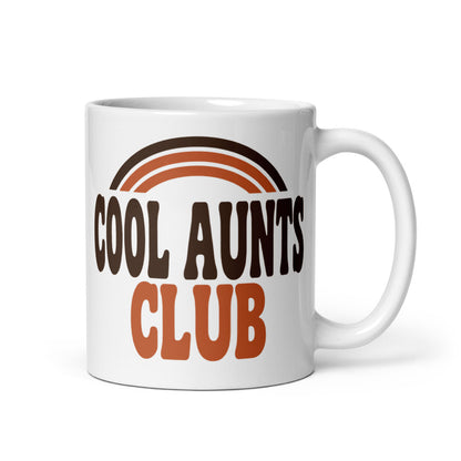 Cool Aunts Club print — 11 oz, handle on the right
