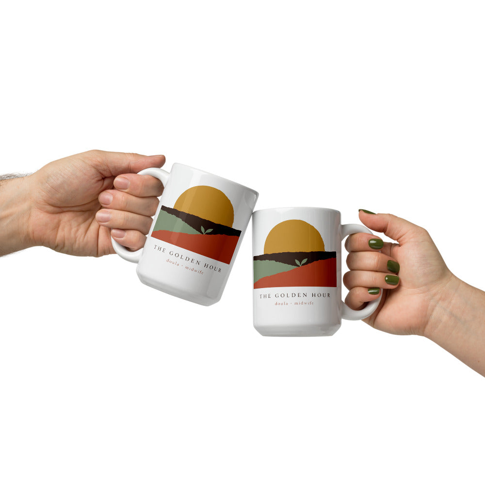 The Golden Hour print — 15 oz, front