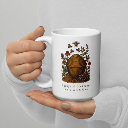 Backyard Beekeeper Field Plate print — 15 oz