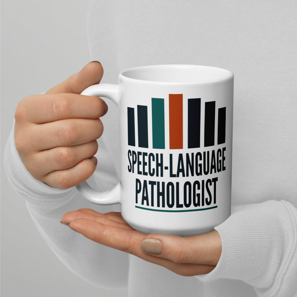 Mid-Century Clinic speech therapy mug — 15 oz