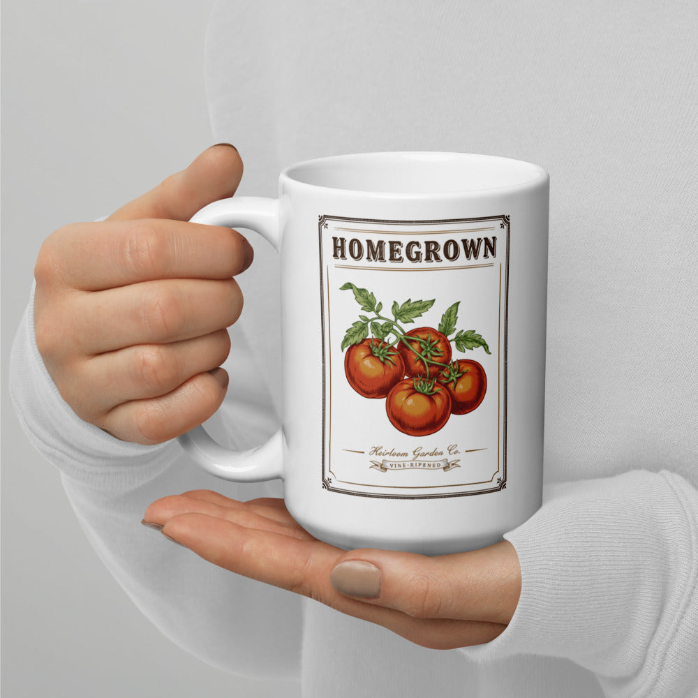 Homegrown Heirloom Seed Packet print — 15 oz