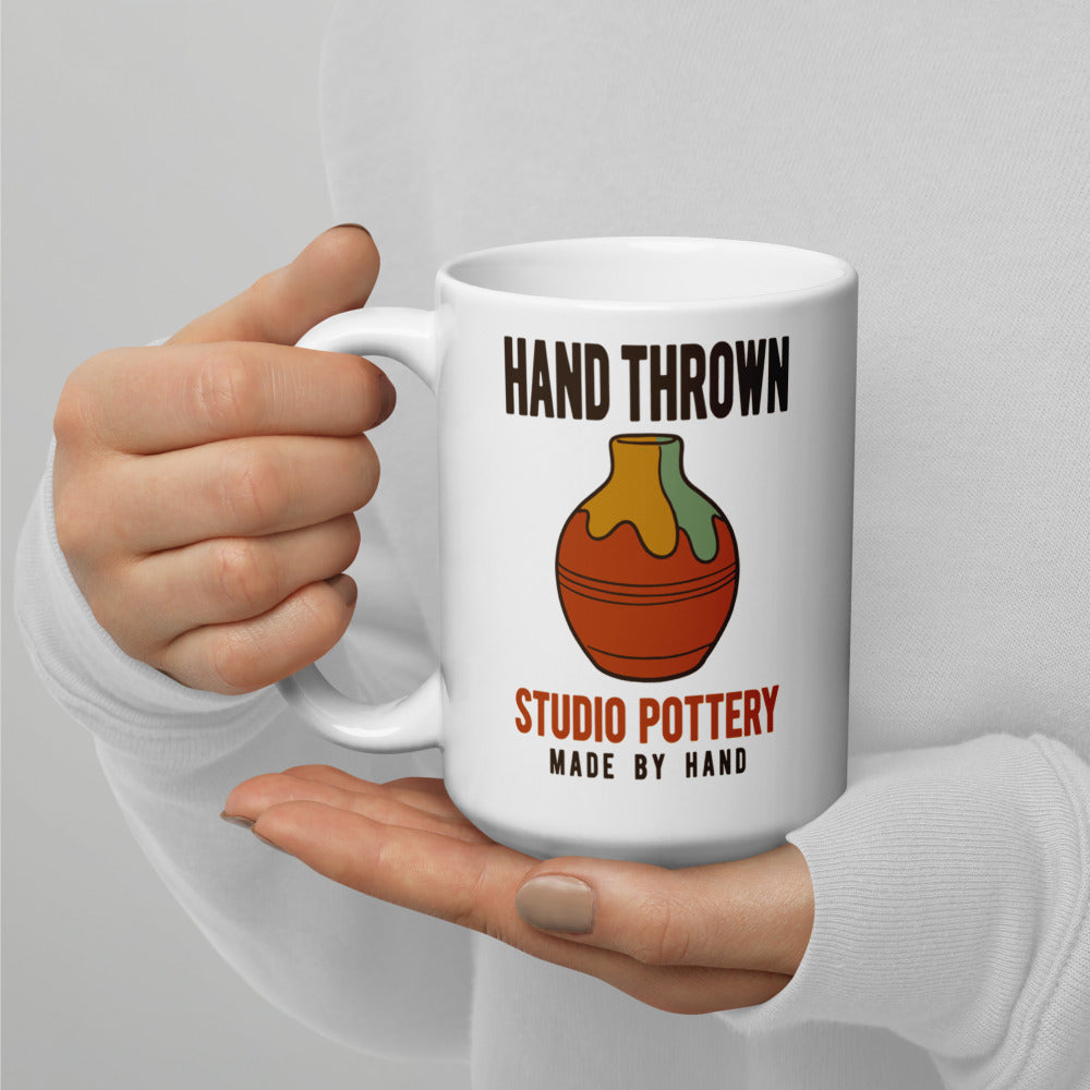 Studio Pottery Poster print — 15 oz