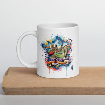 France - White Mug