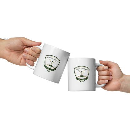 Fairway Society Crest print — 20 oz, front