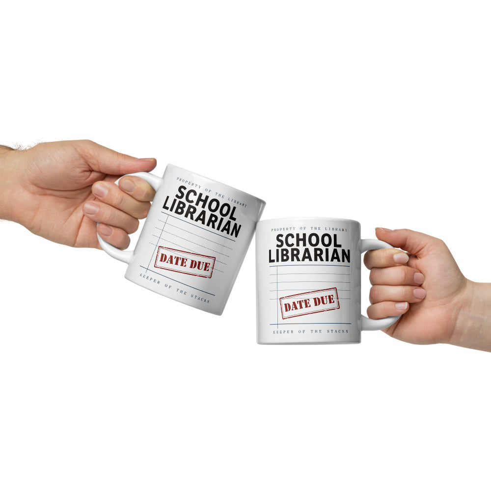Property of the School Library print — 20 oz, front