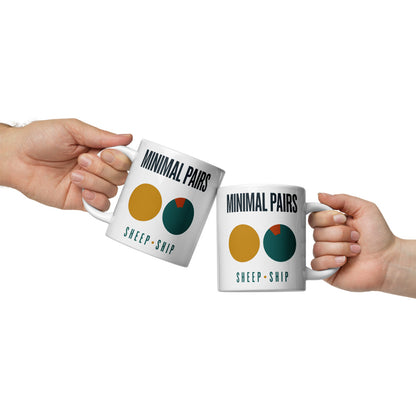Minimal Pairs print — 20 oz, front